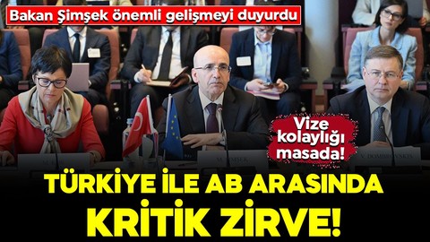 6 yıl aradan sonra... Türkiye ile AB arasında kritik zirve! Bakan Şimşek önemli gelişmeyi duyurdu