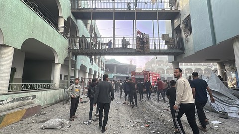 İsrail, Gazze’de Filistinlilerin sığındığı okulu vurdu: Çok sayıda ölü ve yaralı var