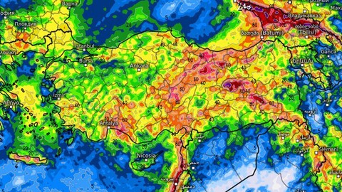 Türkiye'ye 7 Nisan'da sert giriş yapacaktı. Görüntüsü geldi