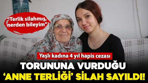 Torununa vurduğu terlik 'silah' sayıldı: Anneanne hapis cezası aldı!