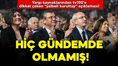 Yargı kaynaklarından tv100’e dikkat çeken “şaibeli kurultay” açıklaması! Hiç gündemde olmamış!