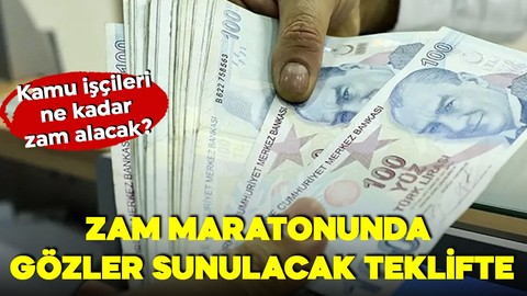 600 bin kişinin gözü kulağı sunulacak teklifte! Kamu işçileri ne kadar zam alacak?