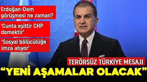 AK Parti sözcüsü Ömer Çelik'ten açıklamalar: CHP her zaman cuntacılara destek oldu