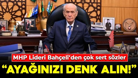 MHP lideri Bahçeli'den Özgür Özel'e tepki: Cuntacı arıyorlarsa aynaya baksınlar!