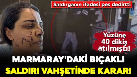 Marmaray'daki bıçaklı saldırı vahşetinde karar! Yüzüne 40 dikiş atılmıştı: Saldırganın ifadesi pes dedirtti