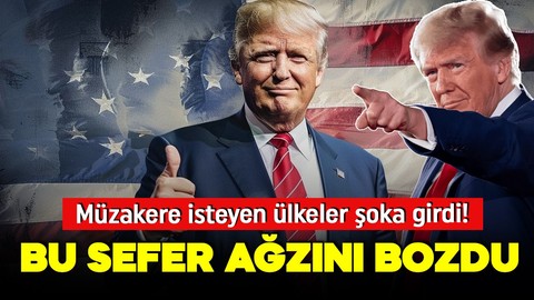 Trump'tan yakışıksız açıklama! Bu sefer ağzını bozdu!