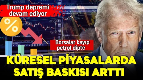 Trump'ın tarife adımları kayıpları derinleştirdi! Borsa düştü, altın fırladı!