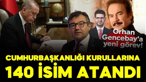 Cumhurbaşkanı Erdoğan imzaladı! Atama kararları Resmi Gazete'de yayımlandı: Orhan Gencebay'a yeni görev