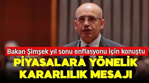 Bakan Şimşek'ten kritik değerlendirme! 'Kararlıyız' dedi ve tarih verdi!