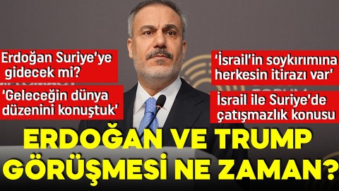 Dışişleri Bakanı Hakan Fidan'dan önemli açıklamalar:Trump, Türkiye'yi ziyaret edecek mi?