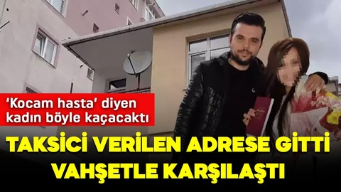 Kartal'da vahşi cinayet! 'Kocam hasta' dedi, kaçarken yakalandı!