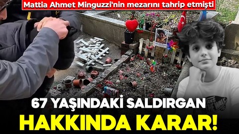 Mattia Ahmet Minguzzi'nin mezarını tahrip eden şüpheli tutuklandı! İlk ifadesi ortaya çıktı
