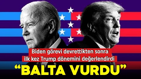 Eski ABD Başkanı Biden kamuoyu önünde ilk kez konuştu! Trump'ı bu sözlerle eleştirdi