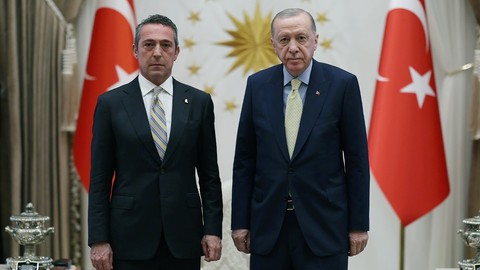 Cumhurbaşkanı Erdoğan, Fenerbahçe Başkanı Ali Koç'u kabul etti