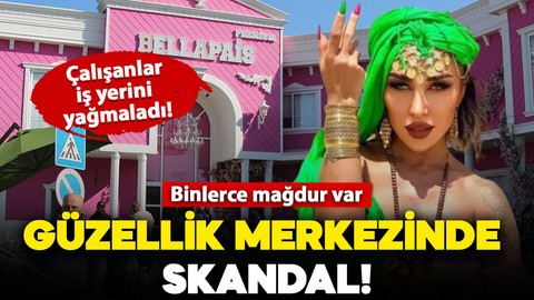 Binlerce kişiyi mağdur eden güzellik merkezi sahibesi yurt dışına kaçtı! Çalışanlar öfkeden deliye döndü