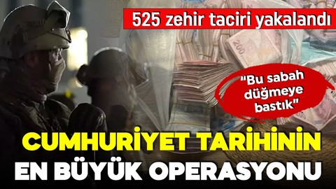Bakan Yerlikaya böyle duyurdu: Tarihin en büyük uyuşturucu operasyonu