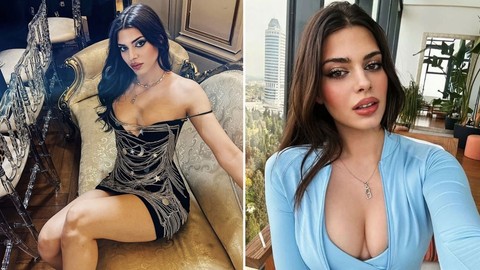 Defne Samyeli'nin kızı Derin Talu'dan iddialı paylaşım! Bornozuyla yatağa sere serpe uzandı, o halleri ortalığı kasıp kavurdu