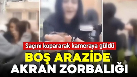Akran zorbalığı durmuyor!Yer Gaziosmanpaşa! Saçını koparıp, kameraya güldü