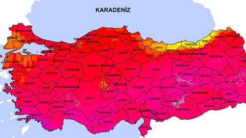 Türkiye'ye pazartesi için 20 uyarısı şimdi verildi. Pazartesi başlayacak