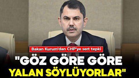 Bakan Kurum'dan CHP'ye 'Kanal İstanbul' tepkisi: "Göz göre göre yalan söylüyorlar"