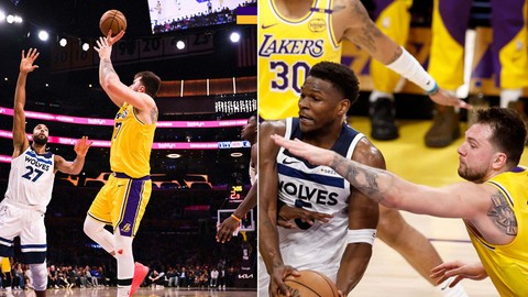 Doncic ve LeBron James direksiyona geçti! NBA’de Lakers, Timberwolves'u yendi