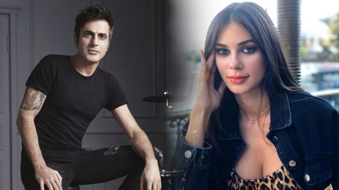 Deren Talu, rock yıldızı Teoman'la videosunu paylaştı! "Hayatımız kafelerde geçiyor"