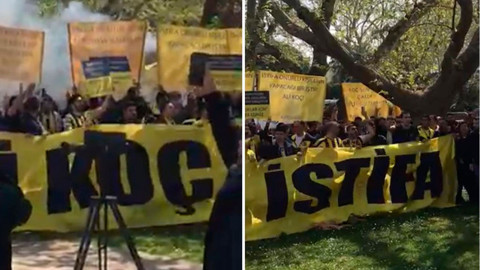 Fenerbahçe taraftarları toplandı! Başkan Ali Koç’a istifa çağrısı!