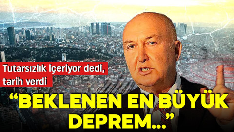 Tahminler tutarsız diyerek açıkladı! Prof. Dr. Ercan büyük İstanbul depremi için tarih verdi!