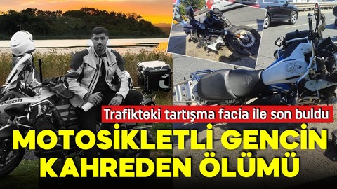 İstanbul'da trafikte korkunç olay! Otomobil sürücüsü ile tartıştı! Motosikletli genç hayatını kaybetti