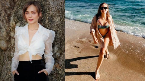 Damla Sönmez yaz sezonunu açtı! Bikinili pozlarını peş peşe paylaştı, kusursuz fiziği mest etti
