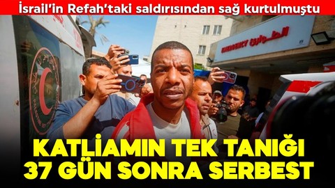 İsrail'in Refah'taki katliamından kurtulan sağlık çalışanı 37 gün sonra serbest