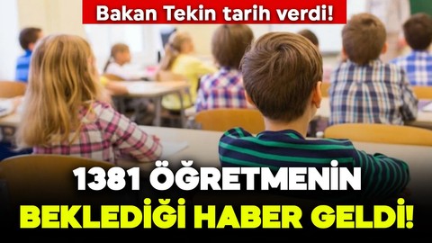 Bakan Tekin duyurdu! Engelli öğretmen atamaları yapıldı
