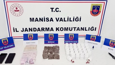 Manisa'da uyuşturucu operasyonu: Çok sayıda madde ele geçirildi! 2 gözaltı