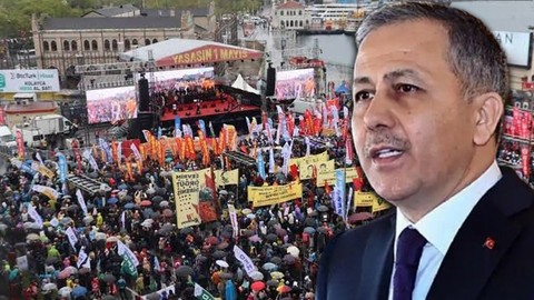 Bakan Yerlikaya duyurdu! 1 Mayıs gösterilerinde 409 gözaltı
