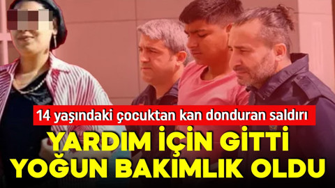 Tekirdağ'da kan donduran saldırı! Yardım için giden kadın yoğun bakımlık oldu!