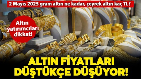 Altın fiyatları düştükçe düşüyor! Bugün 22 ayar bilezik, tam, yarım, gram ve çeyrek altın fiyatı ne kadar, kaç TL? İşte fiyatlar