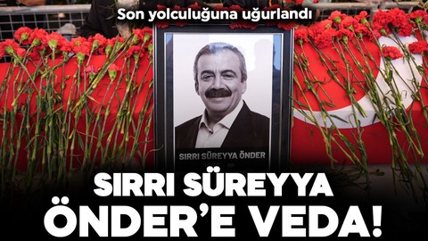 Meclis'in nüktedan yüzü Sırrı Süreyya Önder'e son veda!