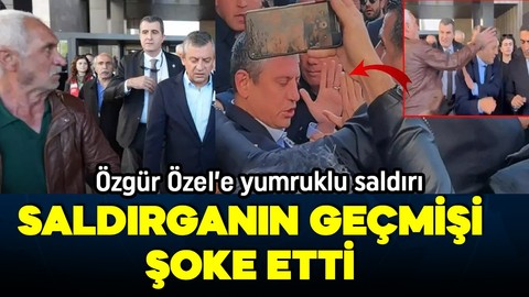 Özgür Özel'e yumruklu saldırı! Saldırganın geçmişi şoke etti!