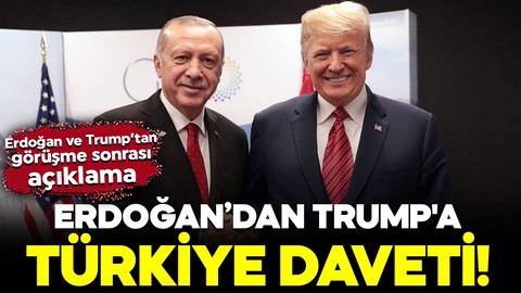 Erdoğan ve Trump telefonda görüştü