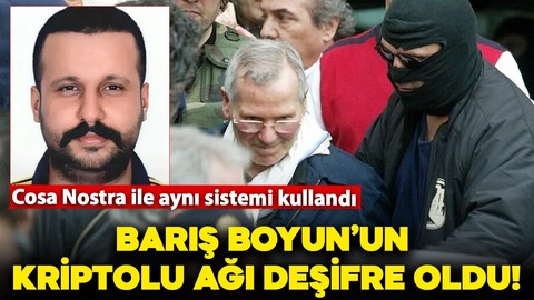 Barış Boyun cezaevinde Cosa Nostra ile aynı sistemi kullandı! Türkiye'den İtalya'ya uzanan kriptolu ağı deşifre oldu
