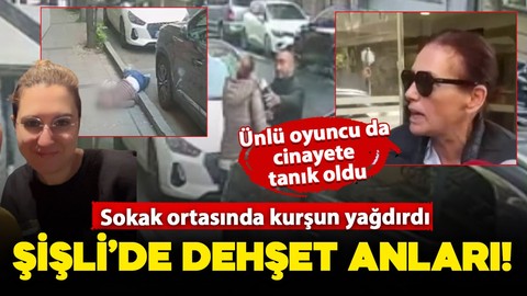 Şişli'de dehşet anları! Eski eşine kurşun yağdırdı: İşte o anlara ait görüntüler