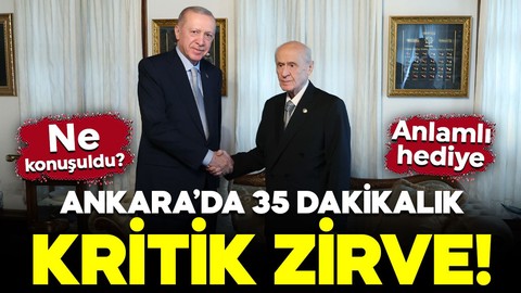 Ankara'da kritik zirve! Erdoğan - Bahçeli görüşmesi sona erdi