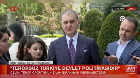 AK Parti Sözcüsü Ömer Çelik'ten "Terörsüz Türkiye" sürecine ilişkin önemli açıklama: "Bu yeni bir aşama olacak"