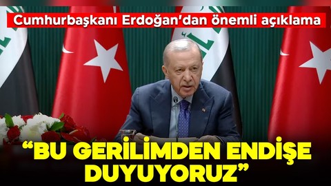 Cumhurbaşkanı Erdoğan: Hindistan-Pakistan geriliminden endişe duyuyoruz