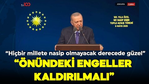 Cumhurbaşkanı Erdoğan'dan önemli açıklamalar: Evliliğin önündeki engeller kaldırılmalı!