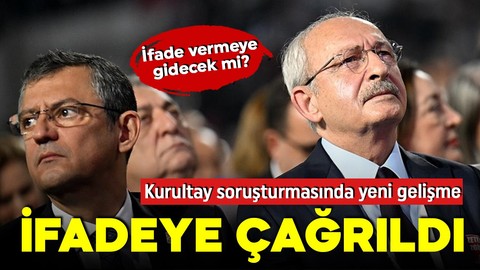 CHP'ye kurultay soruşturması! Kılıçdaroğlu ifadeye çağrıldı