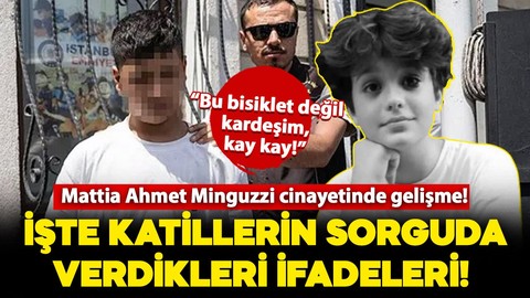 Mattia Ahmet Minguzzi cinayetinde gelişme: Katillerinin ifadeleri ortaya çıktı!