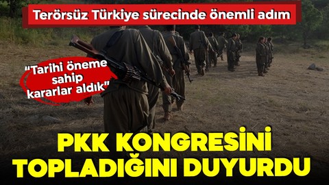 PKK kongrenin toplandığını duyurdu!