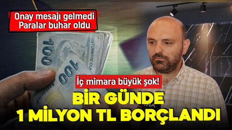 İç mimara büyük şok! Kredi kartı kopyalandı! Hesabından 1 milyon TL buhar oldu!