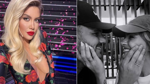 Galatasaray'ın yıldız futbolcusu Icardi nişanlandı! Eski eşi Wanda Nara'dan olay paylaşım geldi